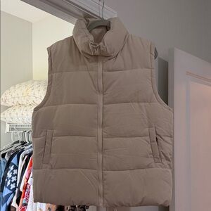 Amazon Beige Puffer Vest